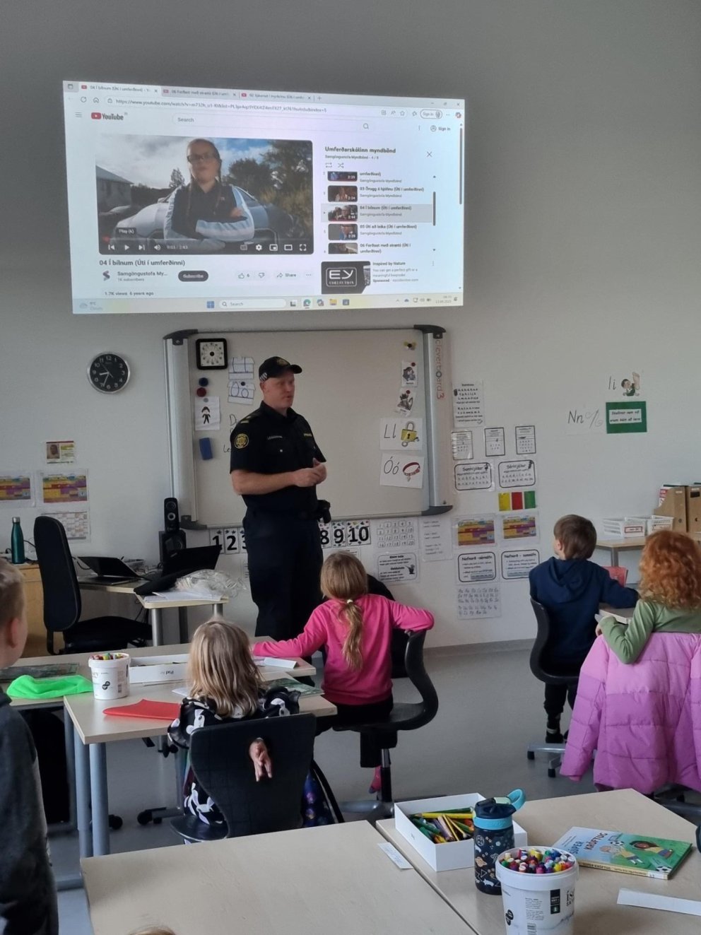 Samfélagslögreglan í 1. og 2. bekk