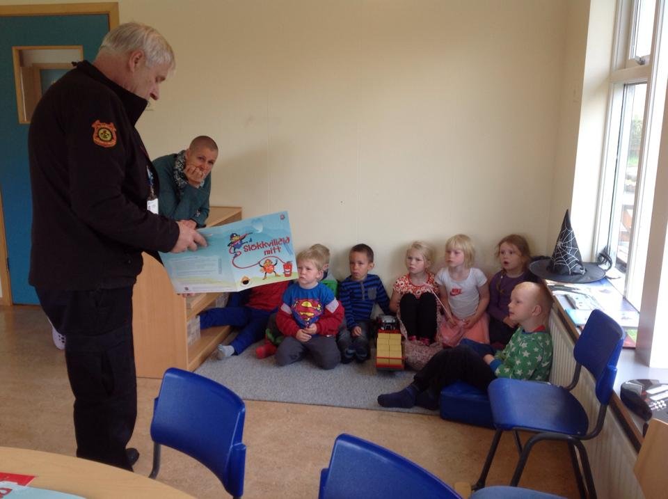 Slökkviliðsstjóri í heimsókn