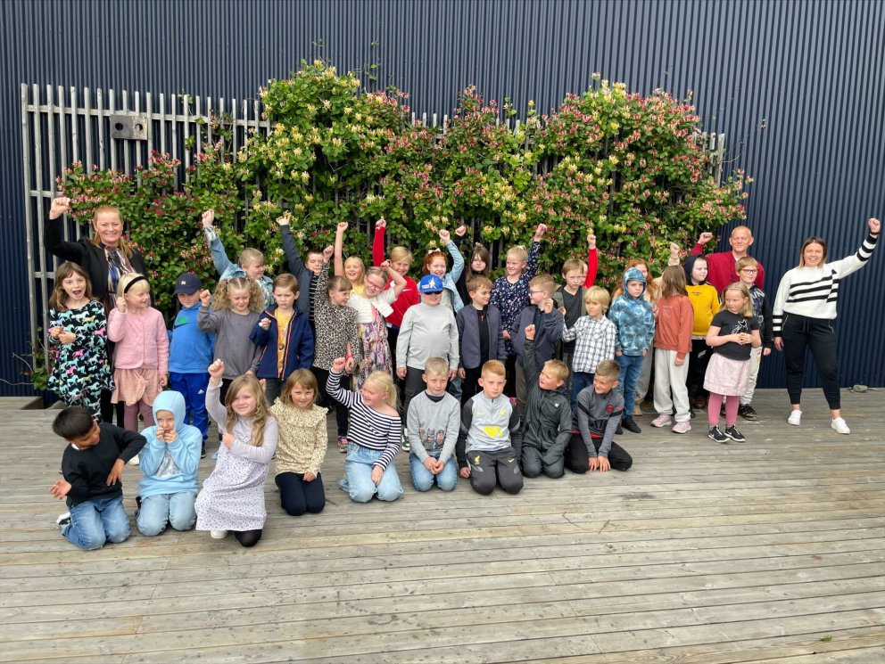 Nemendur á yngsta stigi