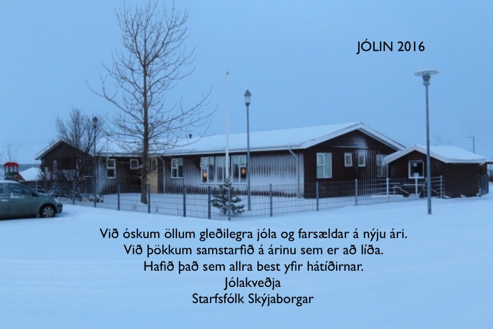 Jólakveðja frá Skýjaborg