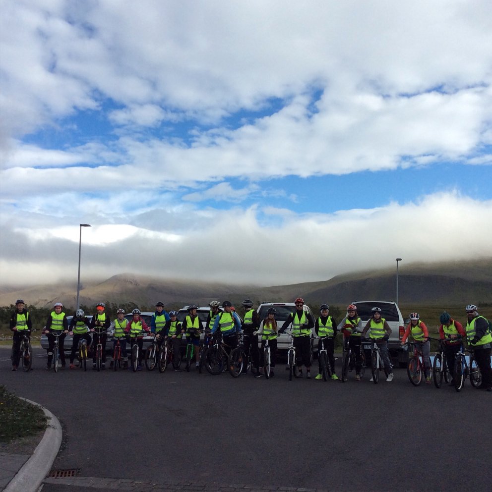 Hjólaferð unglingadeildar