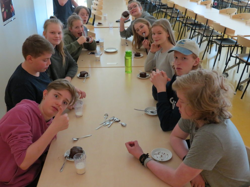 Skúffukaka eftir samræmd könnunarpróf