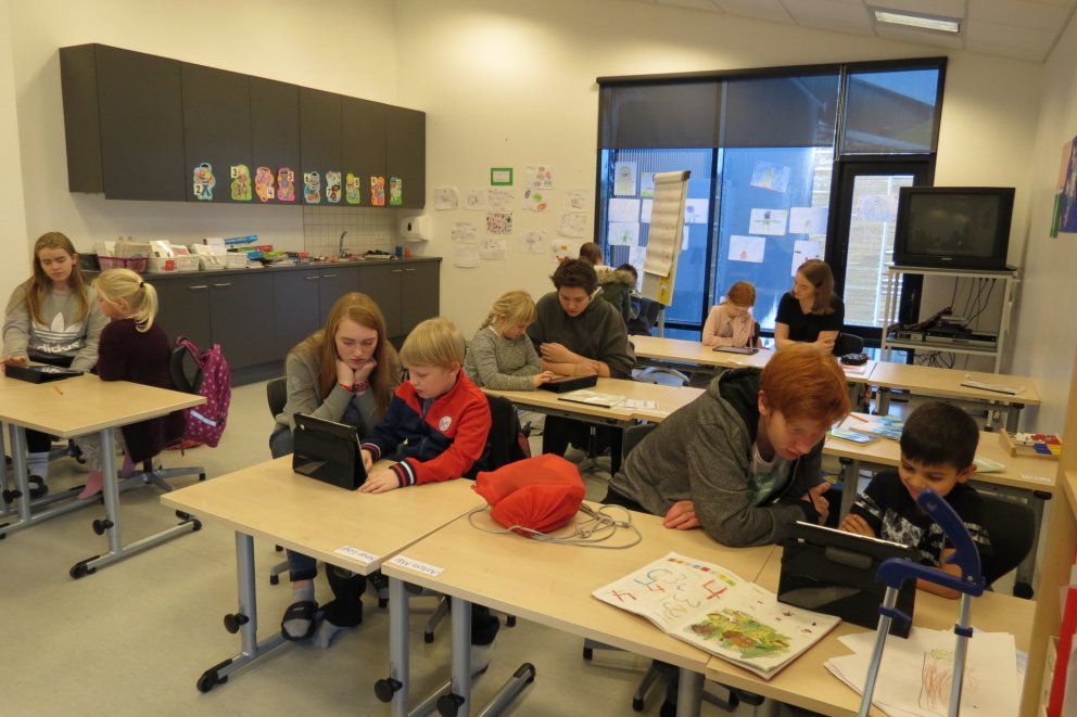 Samstarf í 1. og 10. bekk