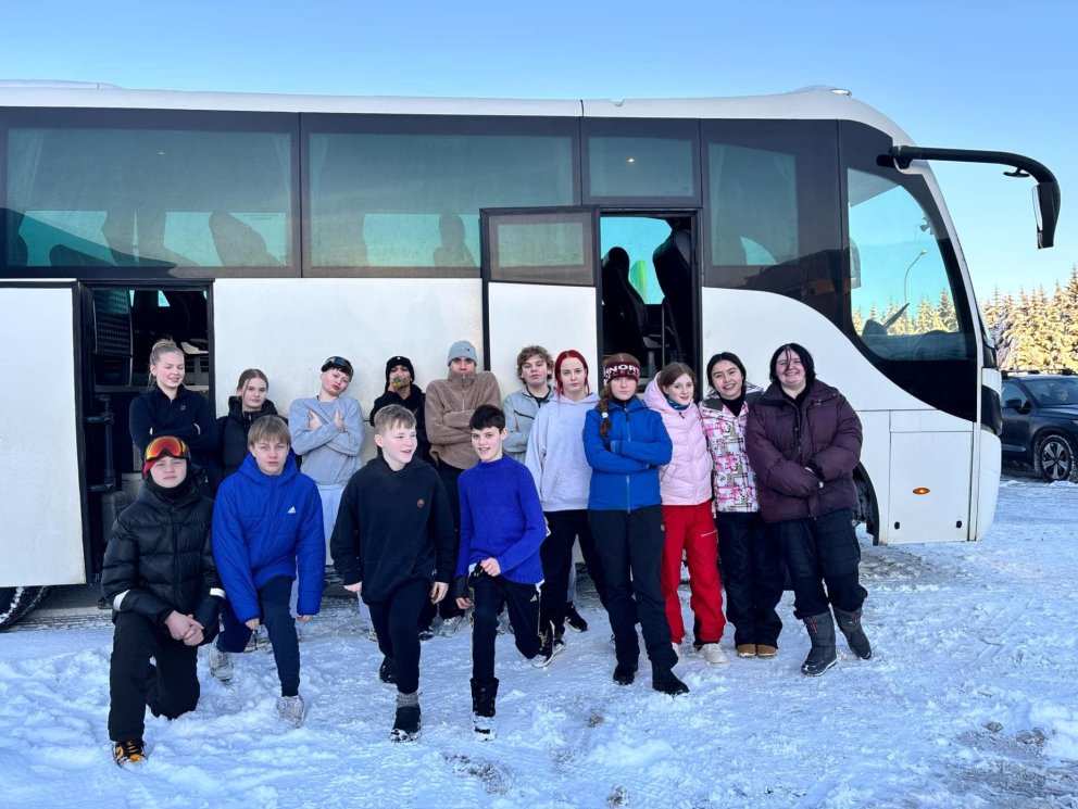 Skíðaferð unglinga