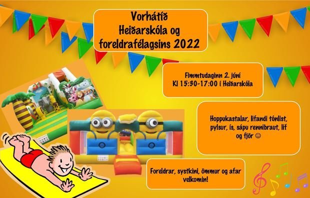 Vorhátíð Foreldrafélagsins í Heiðarskóla
