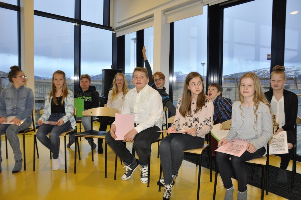Stóra upplestrarhátíðin í Heiðarskóla
