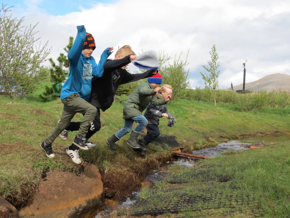 Góðir gestir frá Klébergsskóla