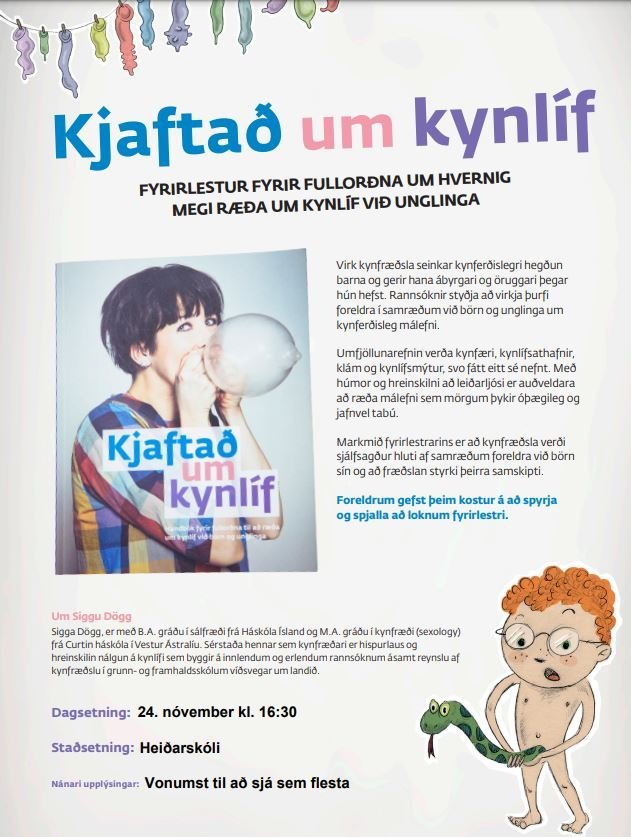 Fræðsluerindi í Heiðarskóla