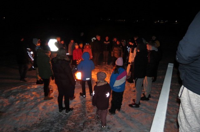 Varðeldur í morgunsárið