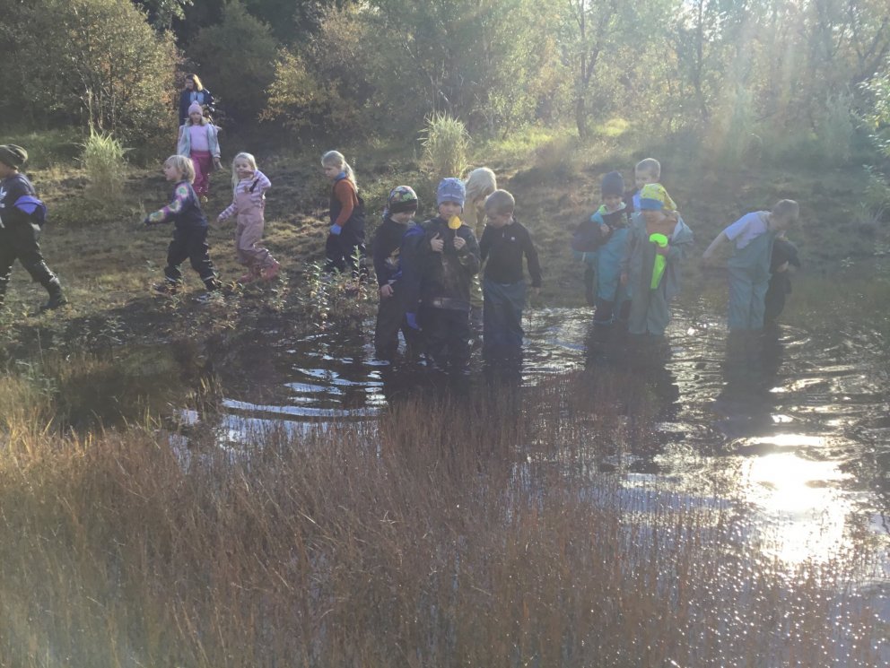 Skólasamstarfið hófst í gær