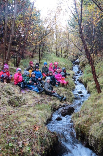 Skólasamstarfsferð í Álfholtsskóg