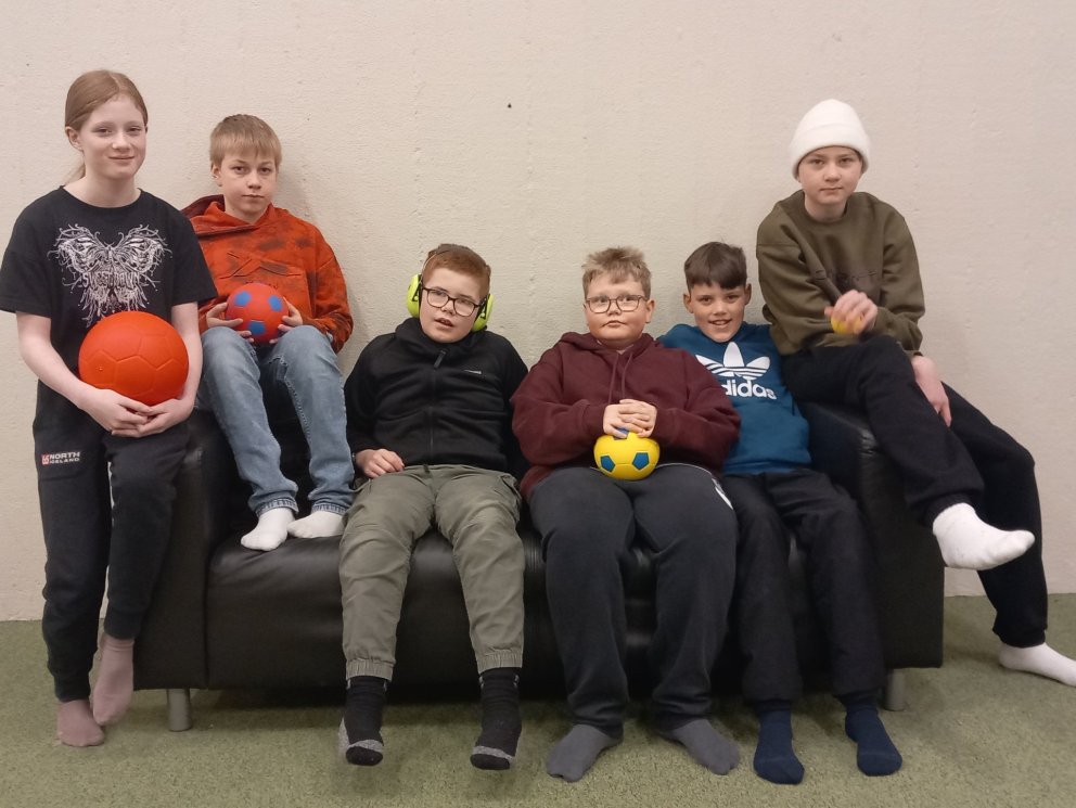 Nemendur í 7. bekk í skólabúðum á Reykjum