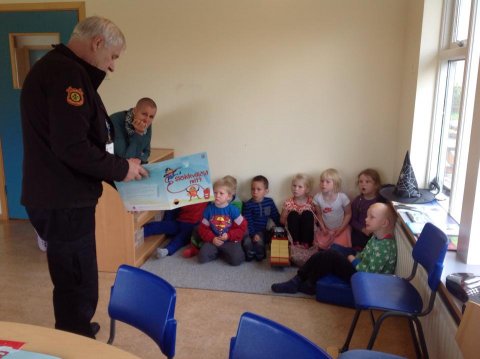 Slökkviliðsstjóri í heimsókn