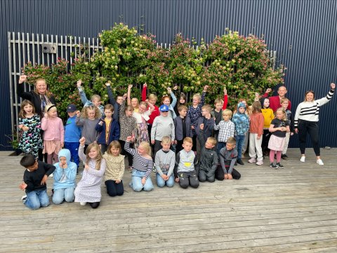 Nemendur á yngsta stigi