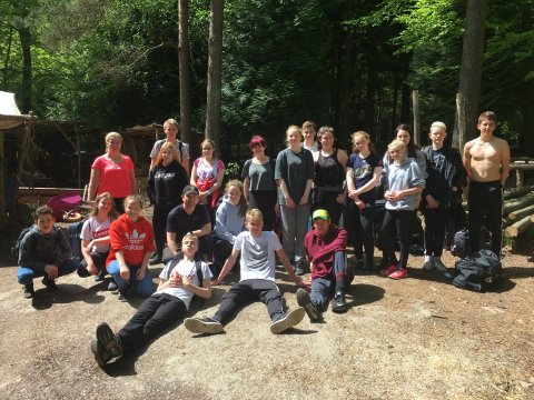 Hópmynd frá Bretlandi