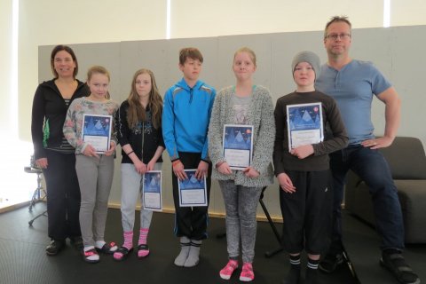 Viðurkenning fyrir þátttöku í Stóru upplestrarhátíðinni