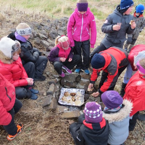 Keyrt heim klukkan 13:20 á Degi íslenskrar náttúru