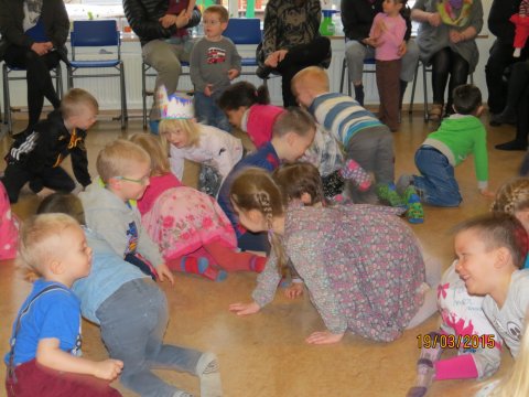 Danssýning í leikskólanum