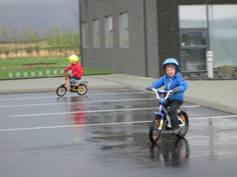 Hjóaldagur í leikskólanum