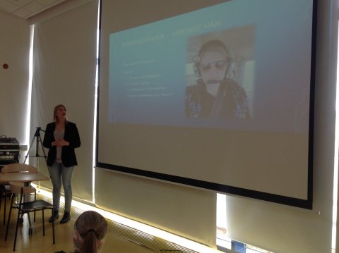 Góður gestur í dag