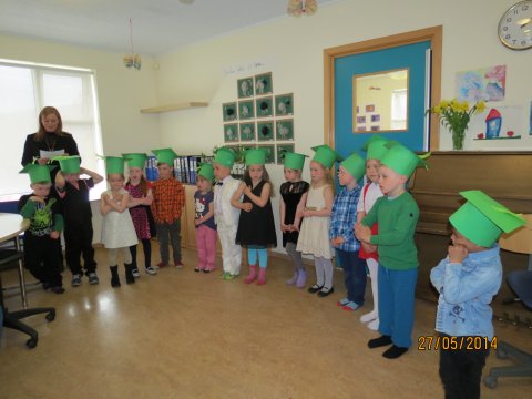 Útskrift elstu barna leikskólans