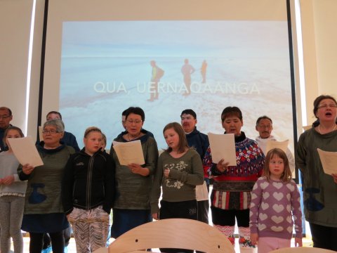 Grænlenskur kór í heimsókn