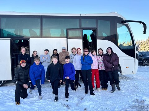 Skíðaferð unglinga