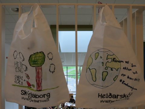 Grænfánaverkefni - fjölnota pokar