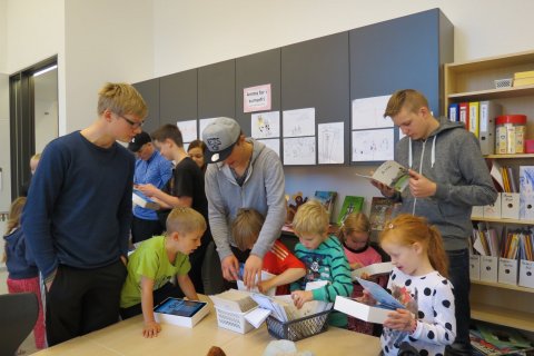 Samstarf í 1. og 10. bekk