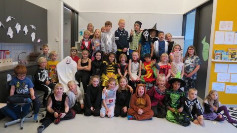 Hrekkjavökudagur á yngsta stigi