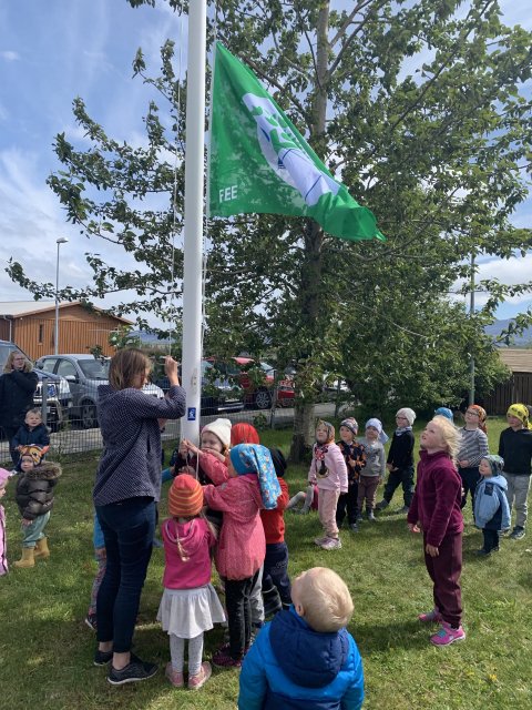 Grænfáninn afhentur í fimmta sinn