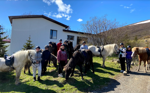 Unglingastig í vorferð