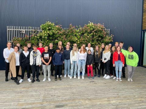 Nemendur á unglingastigi