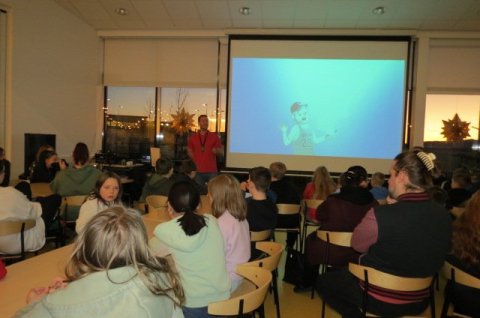 Rithöfundaheimsókn