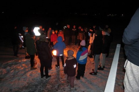 Varðeldur í morgunsárið