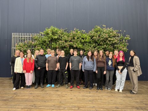 Nemendur á unglingastigi