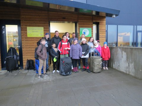 Gestir frá Kanada kvaddir í dag