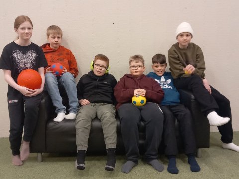 Nemendur í 7. bekk í skólabúðum á Reykjum