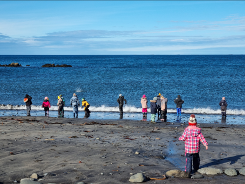 Skólasamstarfsferð Skýjaborgar og Heiðarskóla